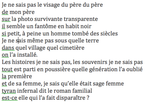 petit poeme sur une rencontre